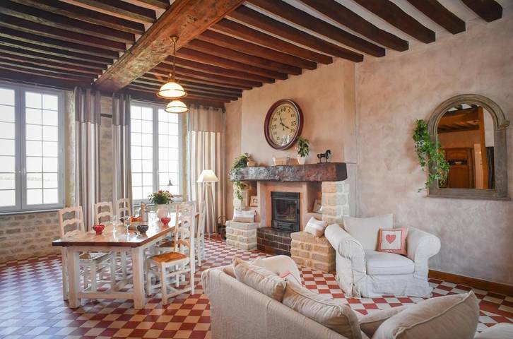 Location de vacances pour 12 personnes, avec jardin et vue à Trévières - 4