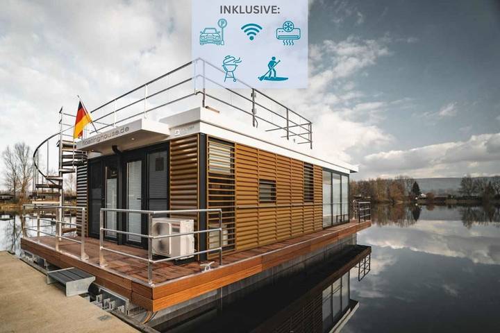 Ferienhaus für 4 Personen, mit Ausblick und Terrasse sowie Seeblick