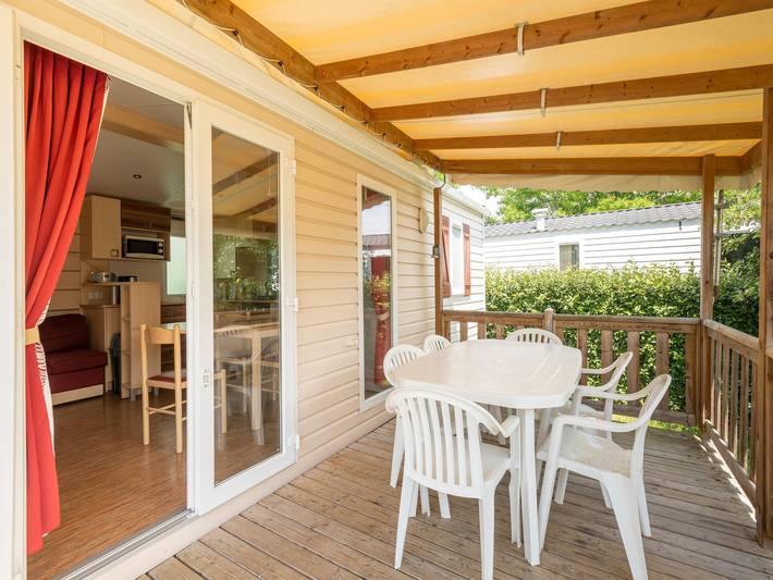 Mobil home pour 6 personnes, avec terrasse ainsi que jardin et piscine, adapté aux familles à Onzain - 4