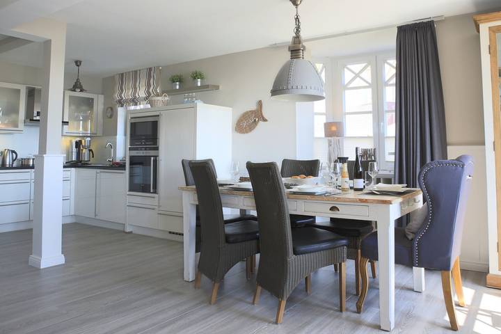 Ferienhaus mit Meerblick für 6 Personen, mit Garten und Terrasse sowie Sauna in Wyk auf Föhr (Stadt) - 4