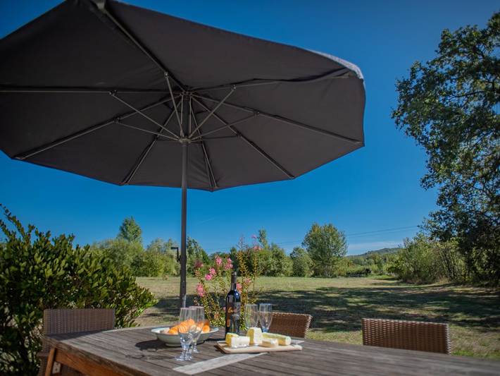 Holiday home on small park with pool in the Lot in Lacapelle-Marival, Lot