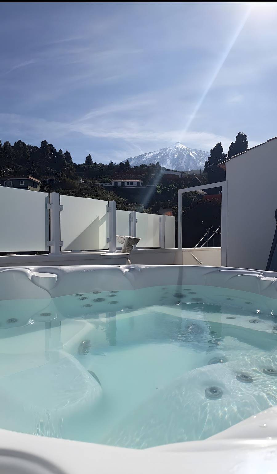 Ganze Wohnung, Ferienhaus "Ático Miranda" mit Whirlpool, Blick auf El Teide & Wlan in Las Lajas, Icod de los Vinos
