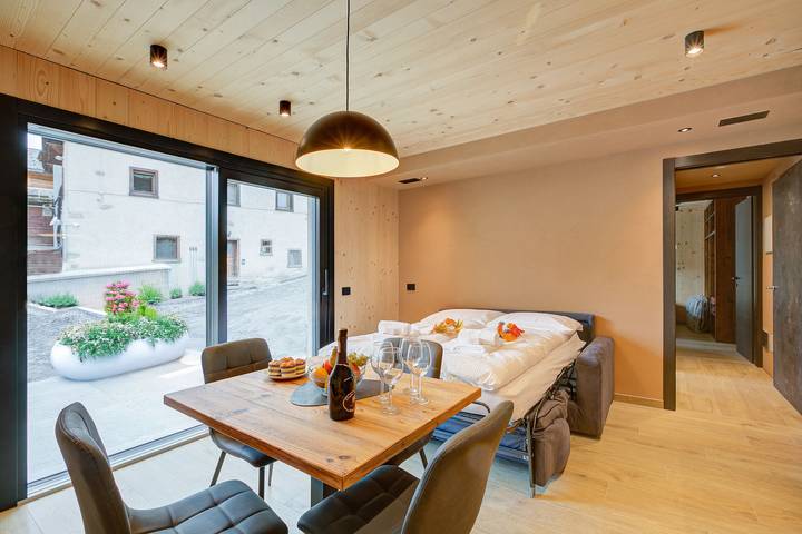 Hütte für 4 Personen, mit Terrasse in Livigno