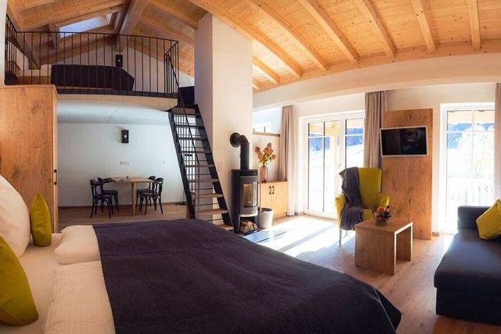 Ferienwohnung für 5 Personen, mit Balkon und Garten sowie Sauna in Kiefersfelden