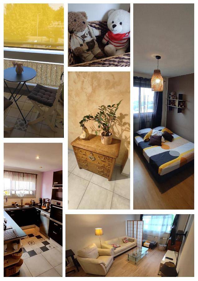 Gîte pour 6 personnes, avec Balcon ainsi que Terrasse et Vue à Saint-Priest - 2