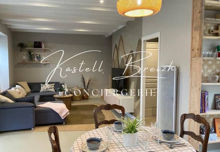 Location de vacances pour 6 personnes, avec jardin à Gommenec'h - 3