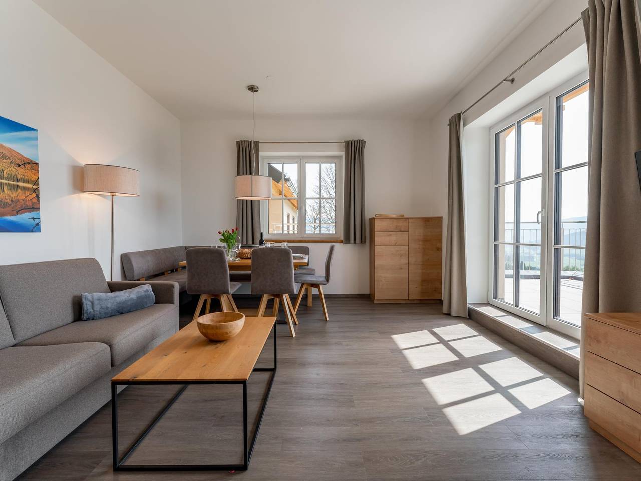 Geheel appartement, Fraai appartement met groot terras en zwembad in Mariapfarr, Bundesland Salzburg