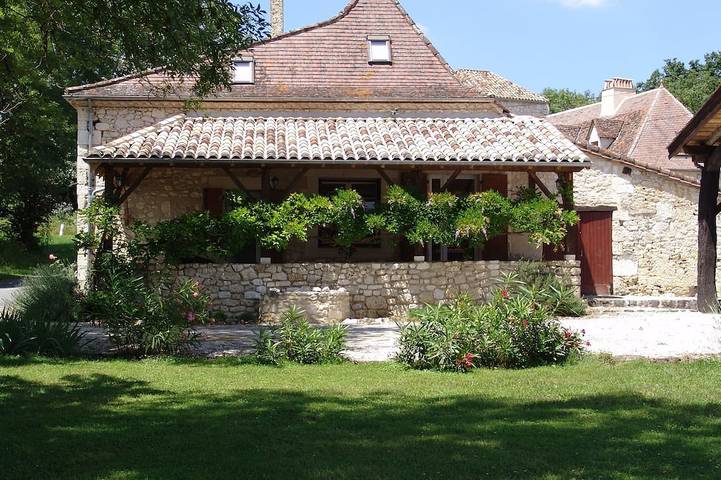 Maison de vacances pour 10 personnes, avec jardin à Plaisance