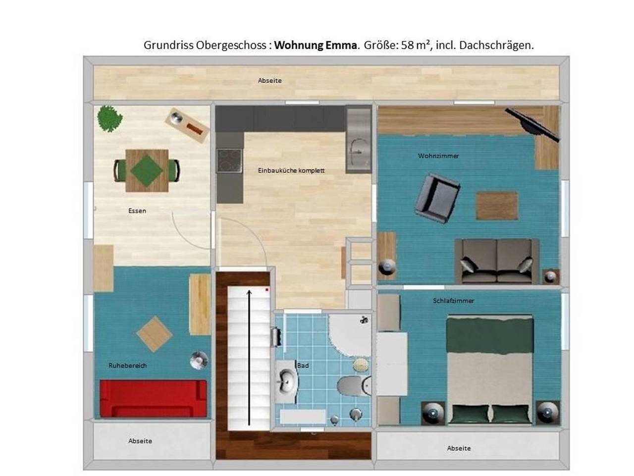Ganze Ferienwohnung, Haus Dolfi - Appartement/Fewo, Bad, Wc, Nichtraucher in Mölln, Kreis Herzogtum Lauenburg