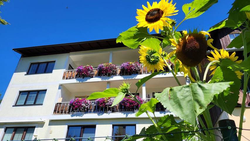 Ferienwohnung für 3 Personen, mit Pool und Ausblick sowie Balkon, kinderfreundlich - 1