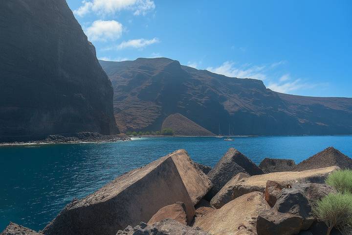 Feriehus for 6 personer, med Balkong og Hage i La Gomera