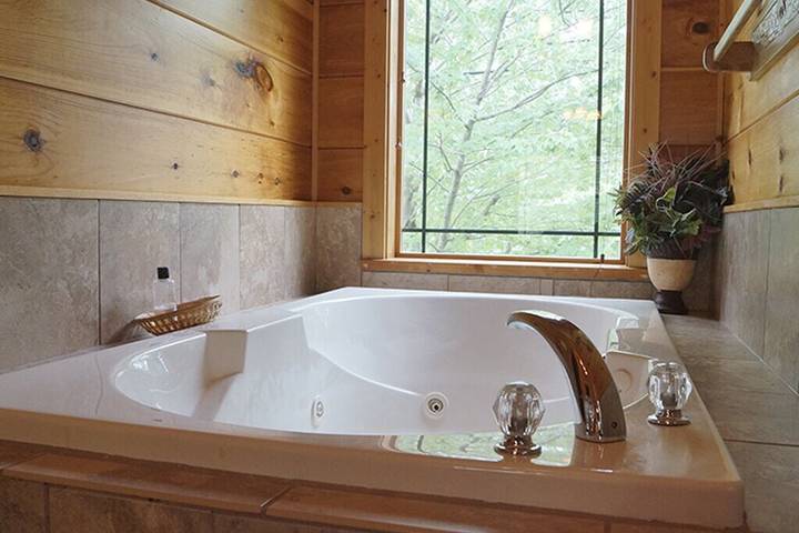 Holiday rental for 4 people, with hot tub and balcony as well as garden in Dollywood