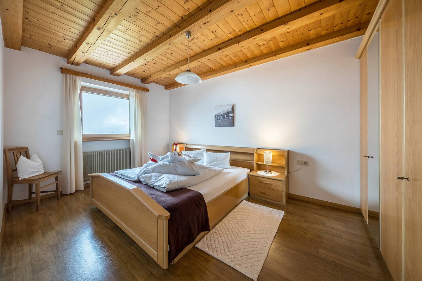 Ganze Wohnung, Eichernhof Apartment Marillenblüte auf Wunsch leckeres Vitalfrühstück und Abendessen in Vöran, Sarntaler Alpen