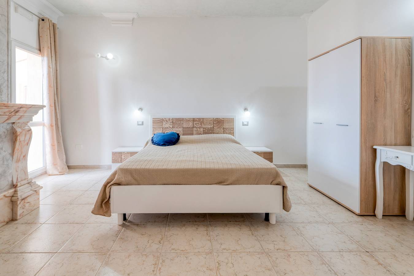 Zimmer 'Blu Dea - 1' mit gemeinsamer Terrasse, Wlan und Klimaanlage in Torre Lapillo, Golf von Tarent