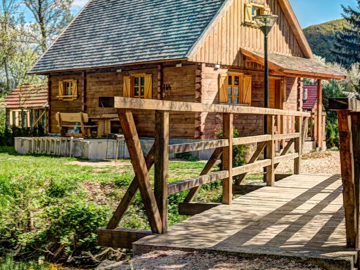 Ferienhaus für 4 Personen, mit Garten an den Plitvicer Seen