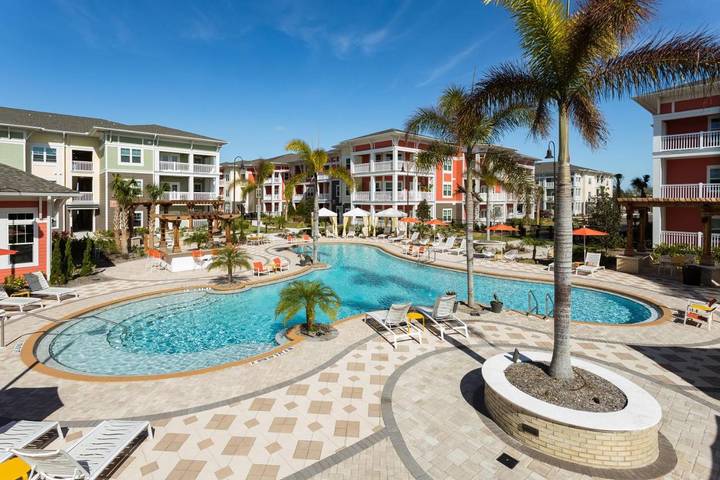 Lägenhet för 2 Personer, med pool och balkong, med husdjur i Tampa