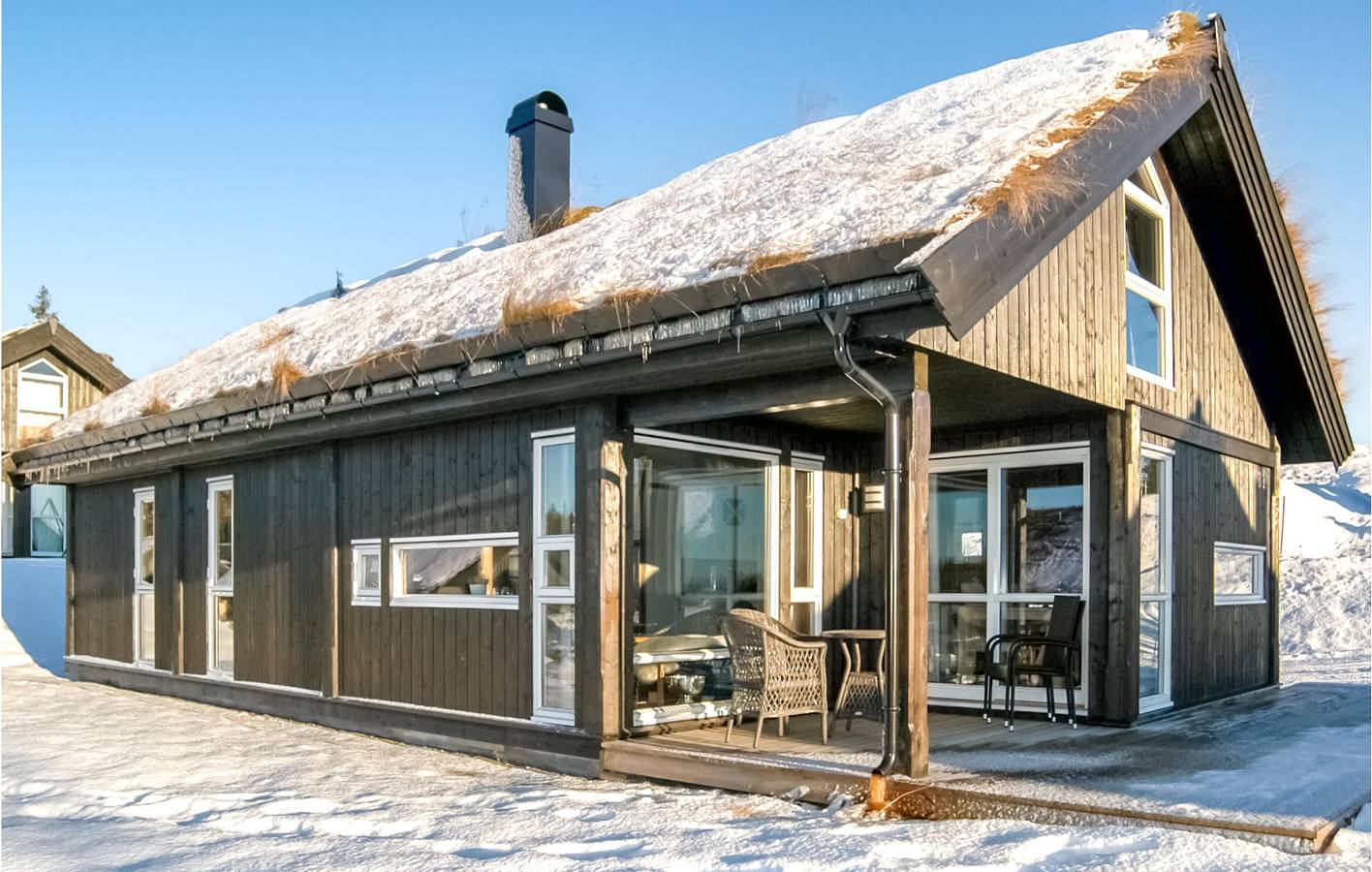 Ferienhaus für 8 Personen mit Sauna in Sjusjoen, Ringsaker