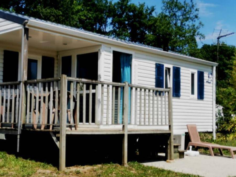 Camping Les Pins du Soleil - Mobile home 4 persons - 2 Comfort rooms in Saint-Paul-lès-Dax, Dax region