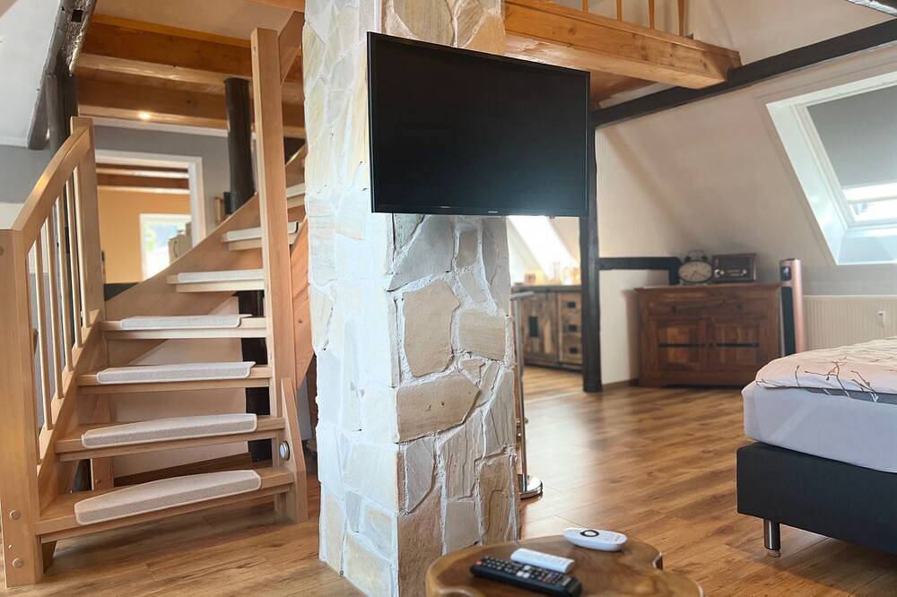 Ganze Wohnung, Ferienwohnung Seidenglanz - Ferienhaus Hüttenblick in Straßberg (Sachsen-Anhalt), Harzgerode