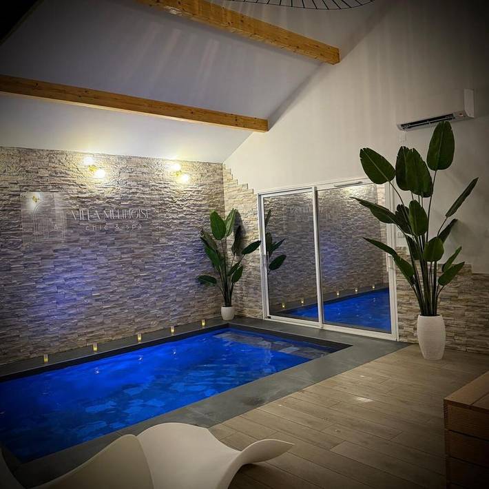 Ferienhaus für 2 Personen, mit Garten und Sauna sowie Pool und Whirlpool in Franche-Comté - 3