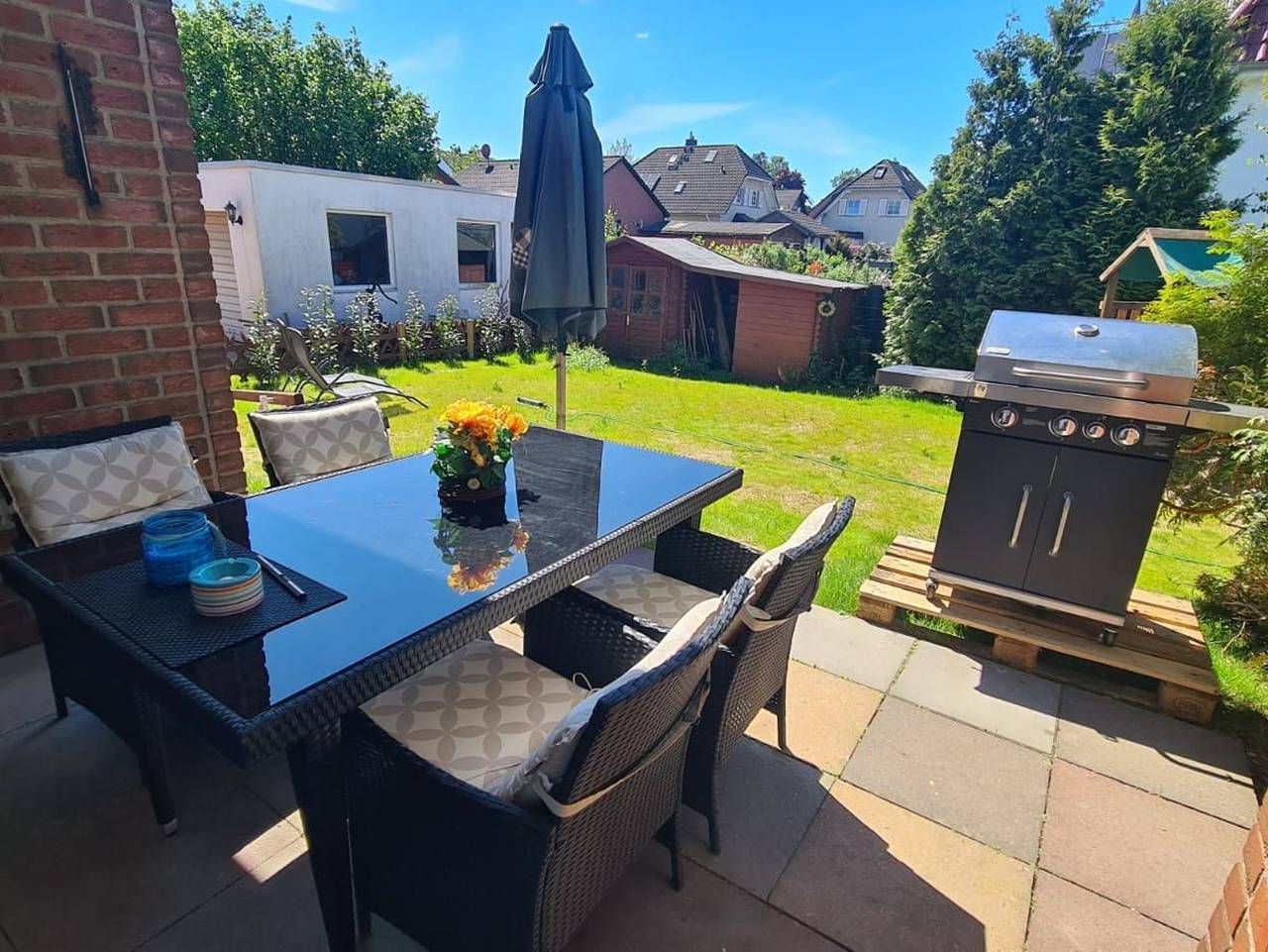 Ganze Ferienwohnung, Steinhuder Meer-Ferienwohnung Erdgeschoss Garten b. 8 Pers. - Ferienwohnung im Erdgeschoß mit Garten für 2-8 Personen in Wunstorf, Steinhuder Meer