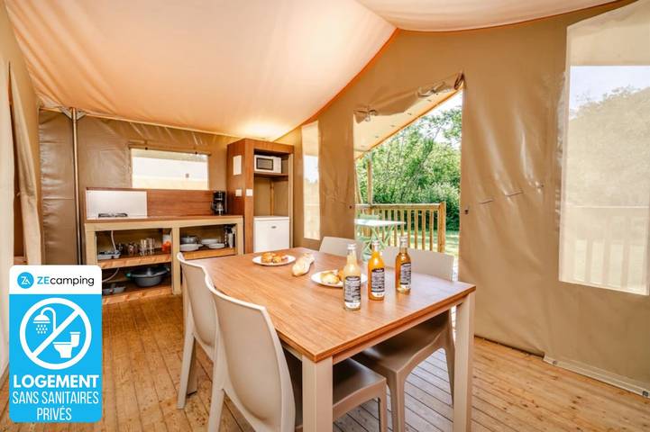 Tente pour 5 personnes, avec sauna et jacuzzi dans le Finistère - 2