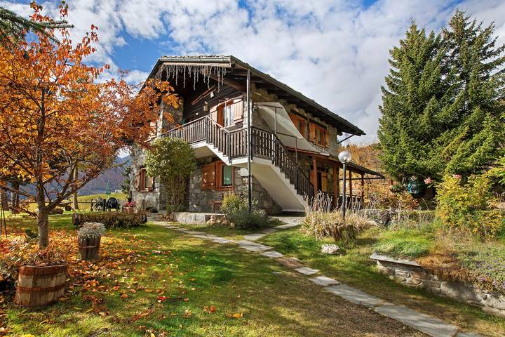 Appartamento vacanze per 4 persone, con Balcone e Giardino in Valle d'Aosta