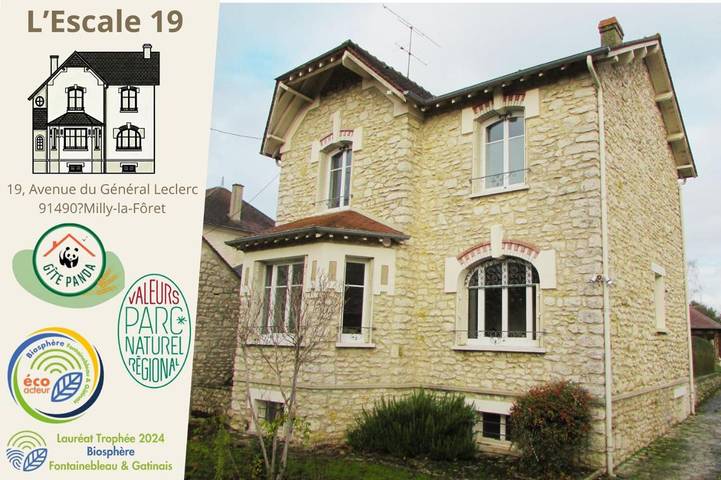 Chambre d’hôte pour 4 personnes, avec Jardin et Vue