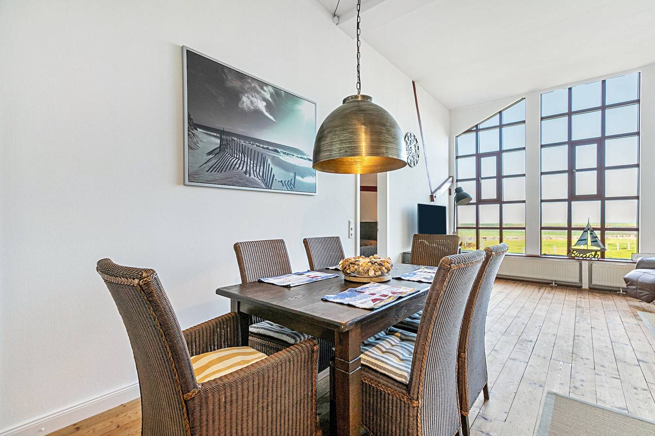 Ganze Wohnung, Apartment „Watt'n Utkiek“ mit privater Terrasse, Gemeinschaftsgarten und Wlan in Rodenäs, Nordfriesland