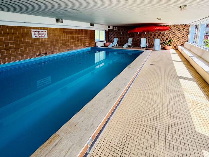 Ferienwohnung für 2 Personen, mit Balkon und Ausblick sowie Pool in Horumersiel