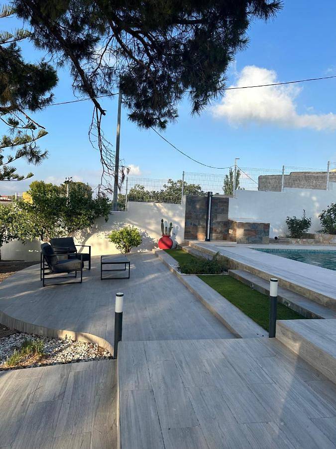 Casa rural para 12 personas, con piscina además de vistas y jardín en Fuente Álamo de Murcia - 4