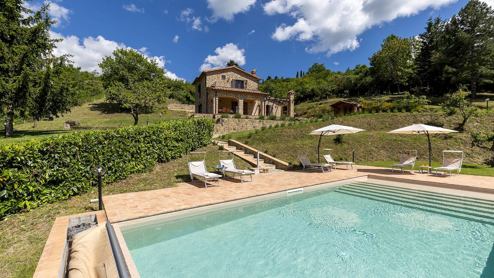 Villa für 6 Personen mit Balkon in Arcidosso, Grosseto Provinz