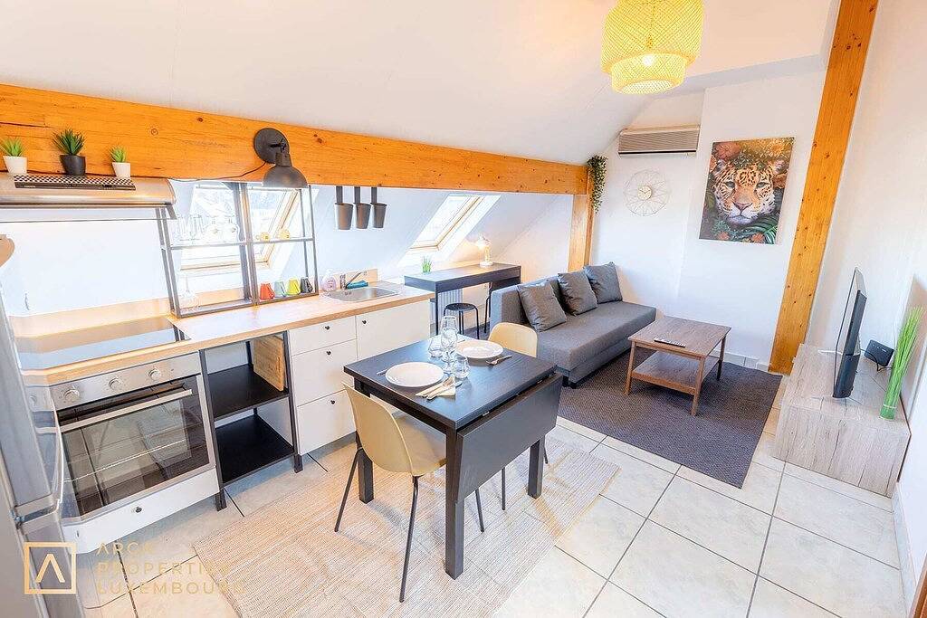 Ganze Wohnung, Cozy 1Br Apt w/ Kitchen & Near Shops in Luxemburg (Stadt), Luxemburg