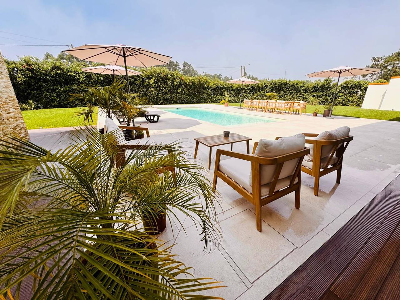 Villa 'Ria Lounge House' mit privater Terrasse, Balkon und Wlan in Ria de Aveiro, Torreira