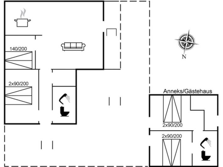 Ferienhaus für 8 Personen, mit Terrasse in Arrild