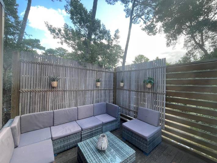 Location de vacances pour 4 personnes, avec piscine et vue ainsi que jardin et bassin pour enfant dans Plage Des Casernes Seignosse Ocean - 2