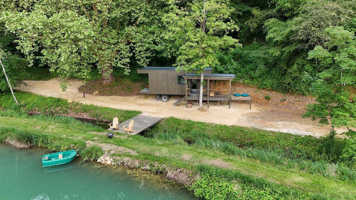 House trailer in Valence-en-Poitou, Vienne (France)