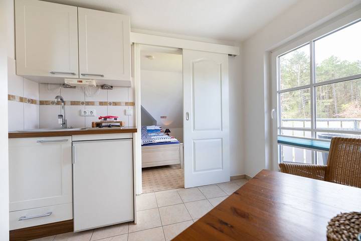 Ferienwohnung für 2 Personen, mit Balkon und Ausblick in Norddorf