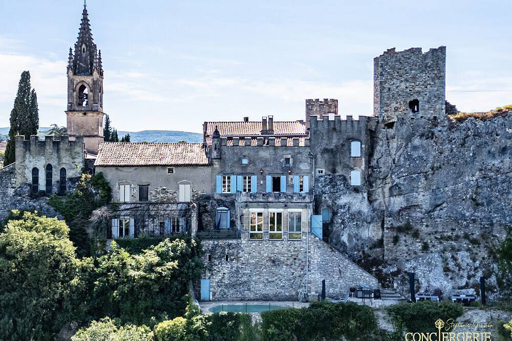 Château d'Aiguèze in Aiguèze, Gorges de l’Ardèche