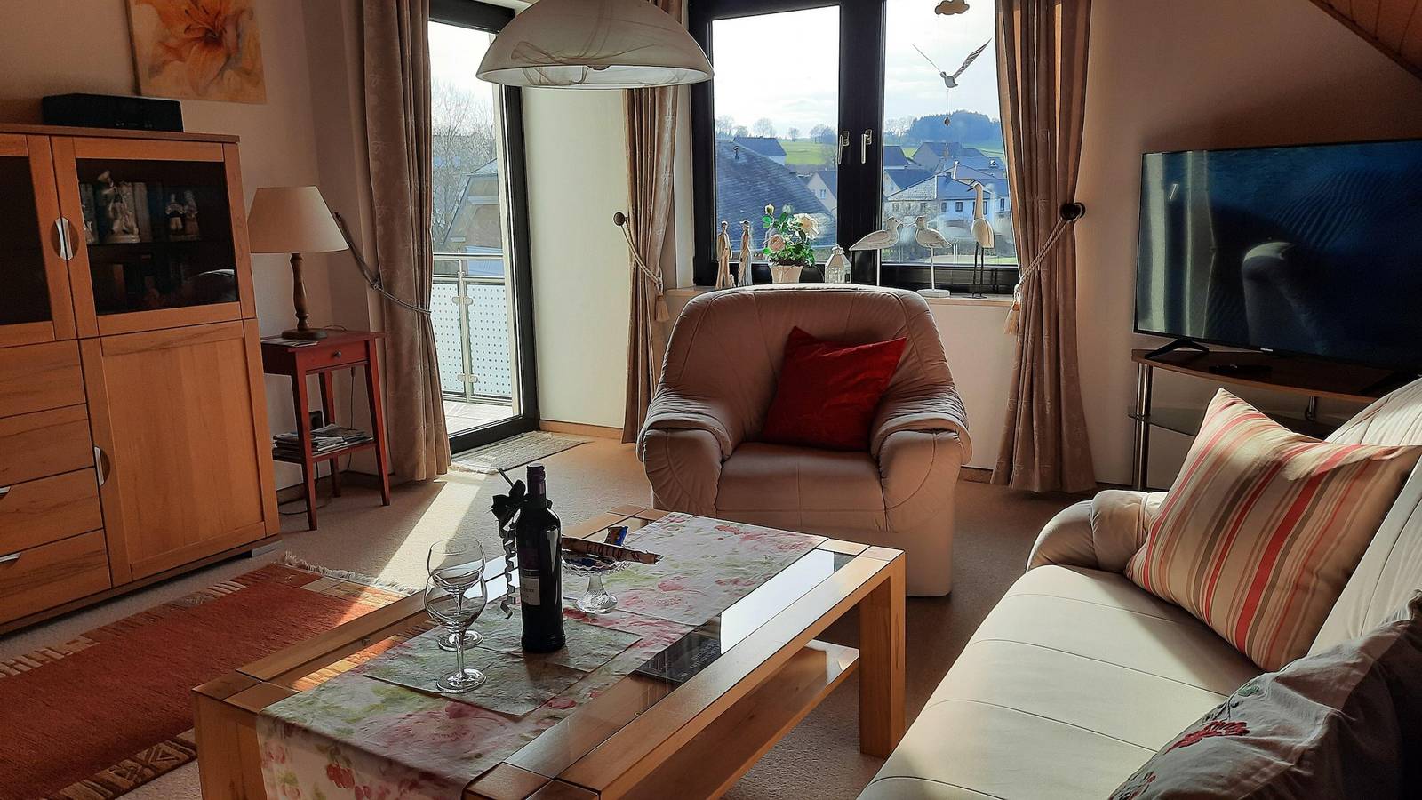 Ganze Ferienwohnung, 3-Bett-Ferienwohnung Du/Wc, 2 Schlafzimmer in Daun, Vulkaneifel