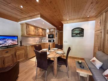 Gîte pour 4 personnes, avec balcon dans Méribel