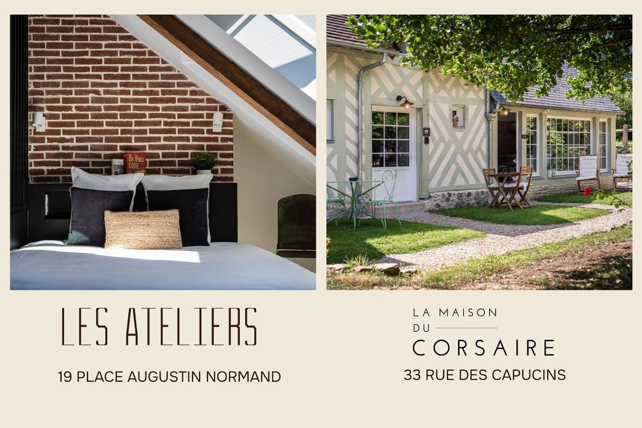 La Maison du Corsaire et Les Ateliers - deux adresses à Honfleur in Honfleur, Lisieux en omgeving