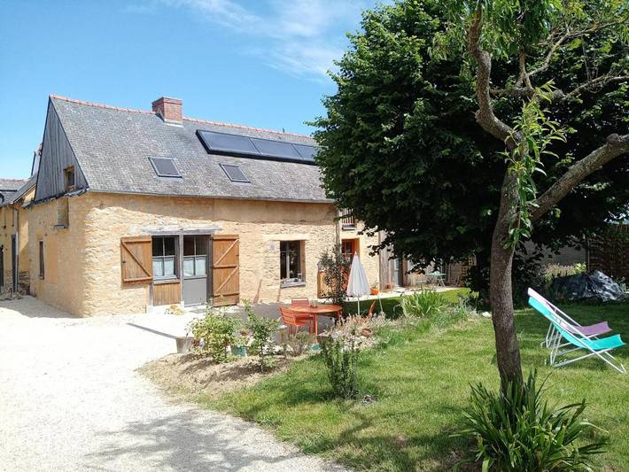 Chambre d’hôte pour 4 personnes, avec Terrasse et Jardin
