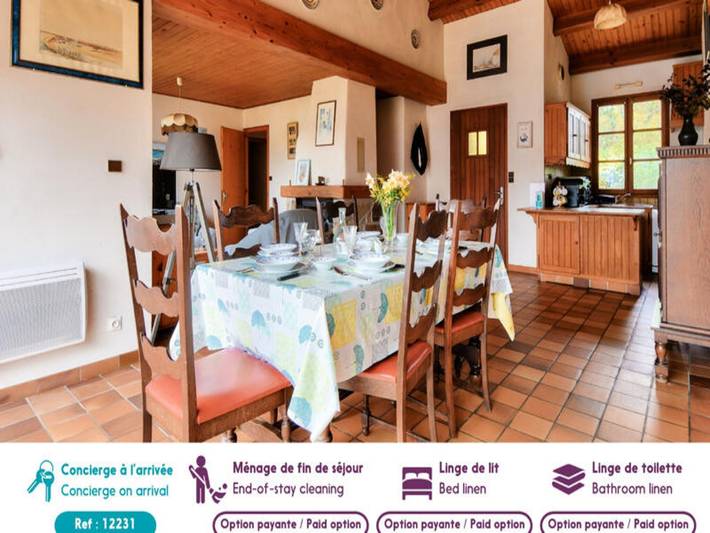 Gîte pour 6 personnes, avec jardin, adapté aux familles dans Plage des Sableaux - 2