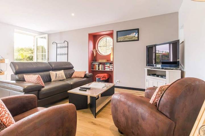 Gîte pour 5 personnes, avec Terrasse et Jardin à Blainville-sur-Mer