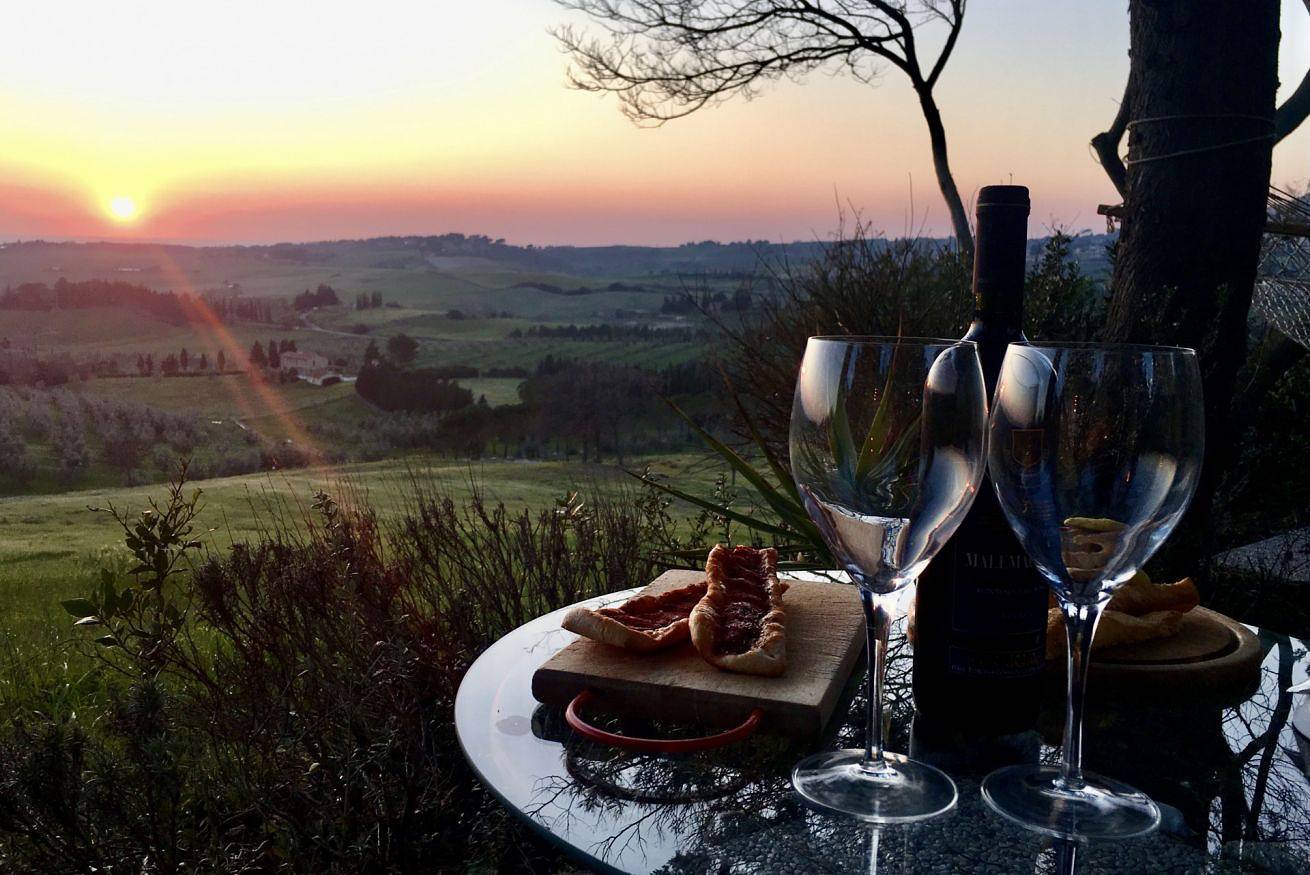 Cottage Barbara with aircon, beautiful sea view  in Casale Marittimo, Etruskische Küste