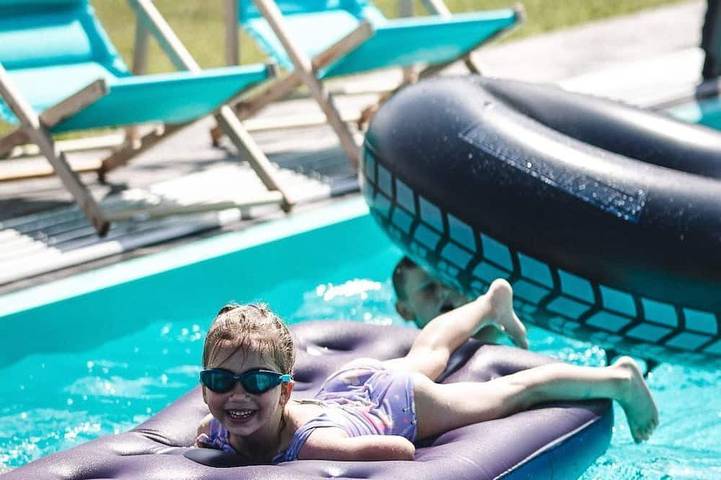 Ferienhaus für 7 Personen, mit Pool