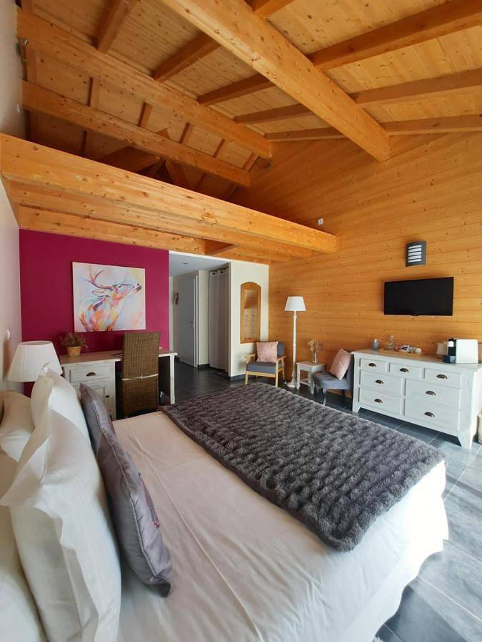 Chambre d’hôte pour 2 personnes, avec jacuzzi ainsi que terrasse et sauna dans les Vosges - 4