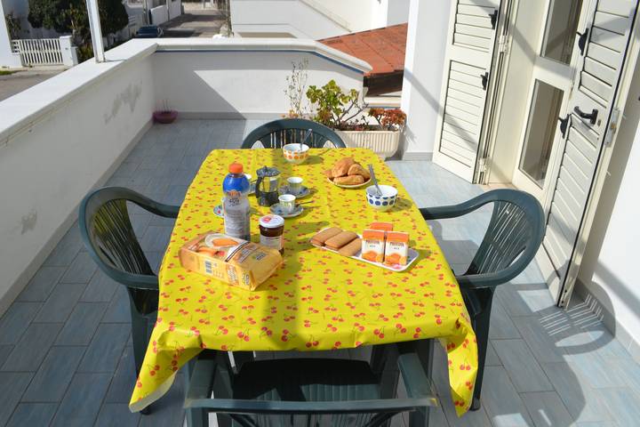 Maison de vacances pour 5 personnes, avec Balcon et Jardin à San Foca
