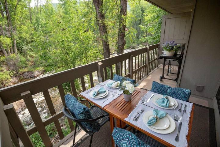 Ferienhaus für 4 Personen, mit Whirlpool und Pool sowie Terrasse in Aspen